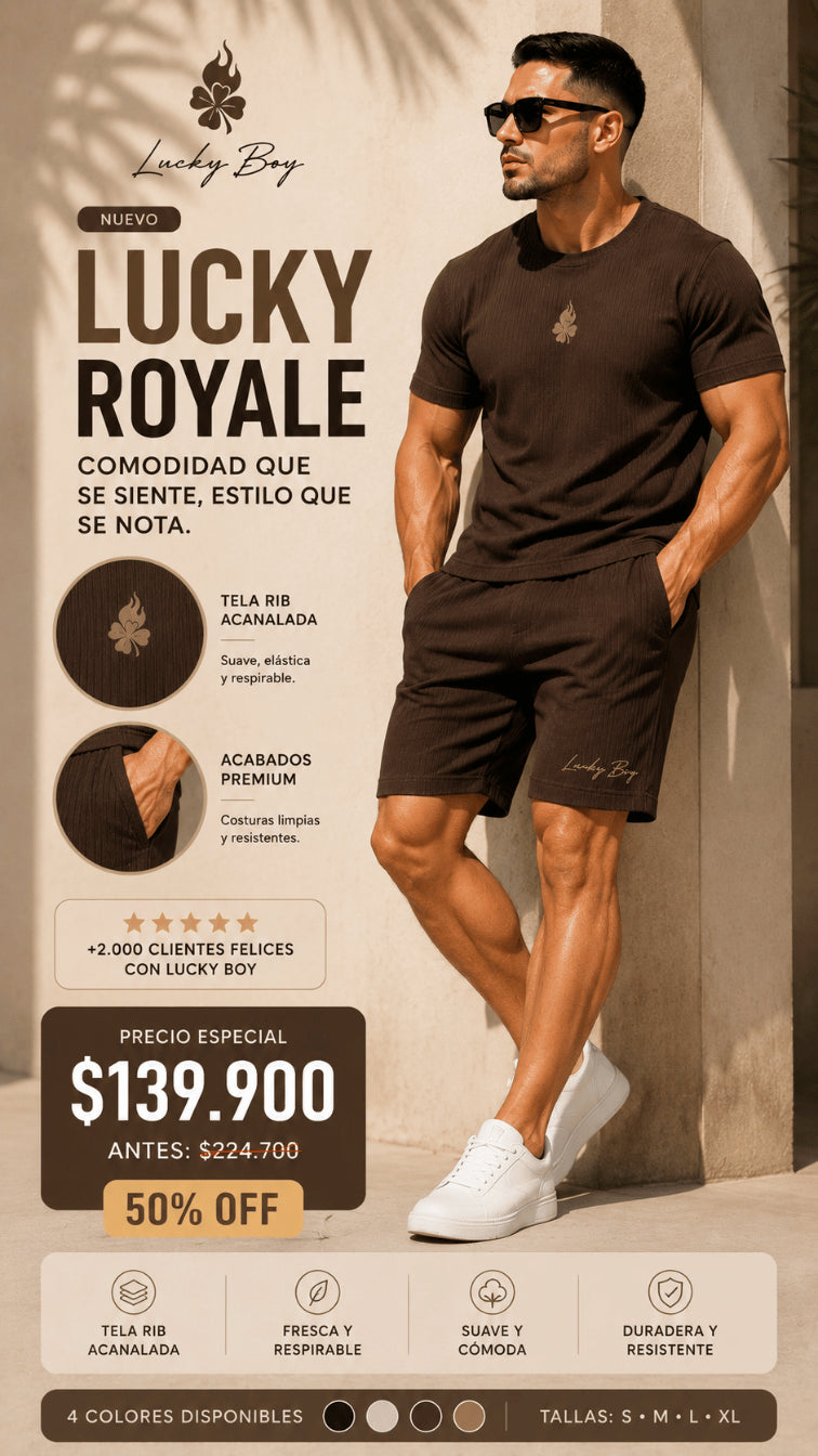 CONJUNTO LUCKY ROYALE®