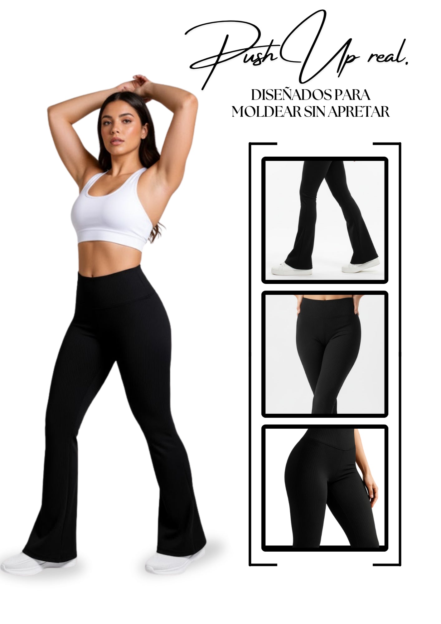 NOIR CAMPANA PUSH UP  ® – AntiCelulitis | Cintura Alta & Horma Ideal